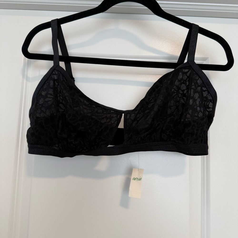 Aerie Black Lace Bralette